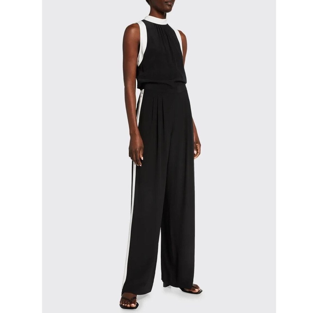 Rag & Bone Black Silk Jumpsuit